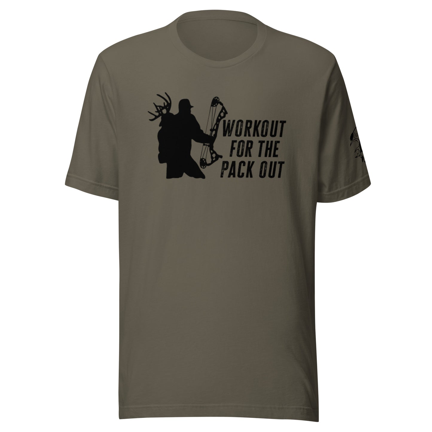 Workout for the pack out T-Shirt Whitetail light