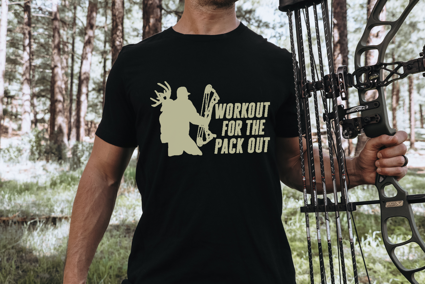 Workout for the pack out T-Shirt whitetail