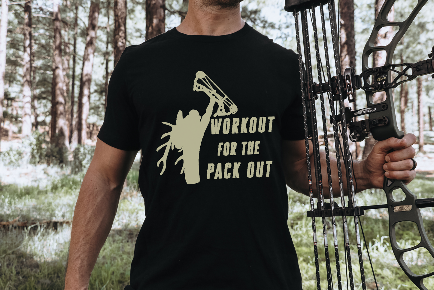 Workout for the pack out Elk T-Shirt