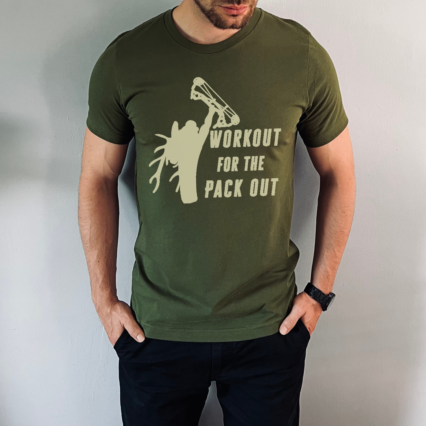 Workout for the pack out Elk T-Shirt