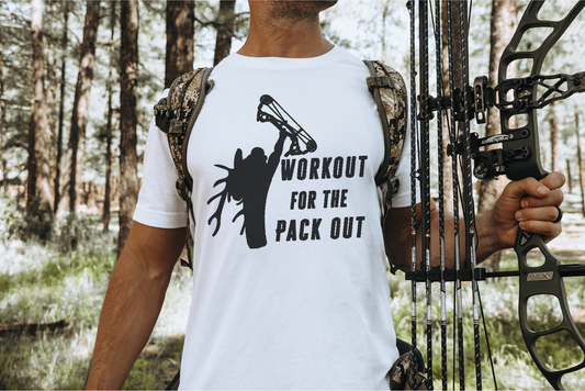 Work out for the pack out Elk T-Shirt light