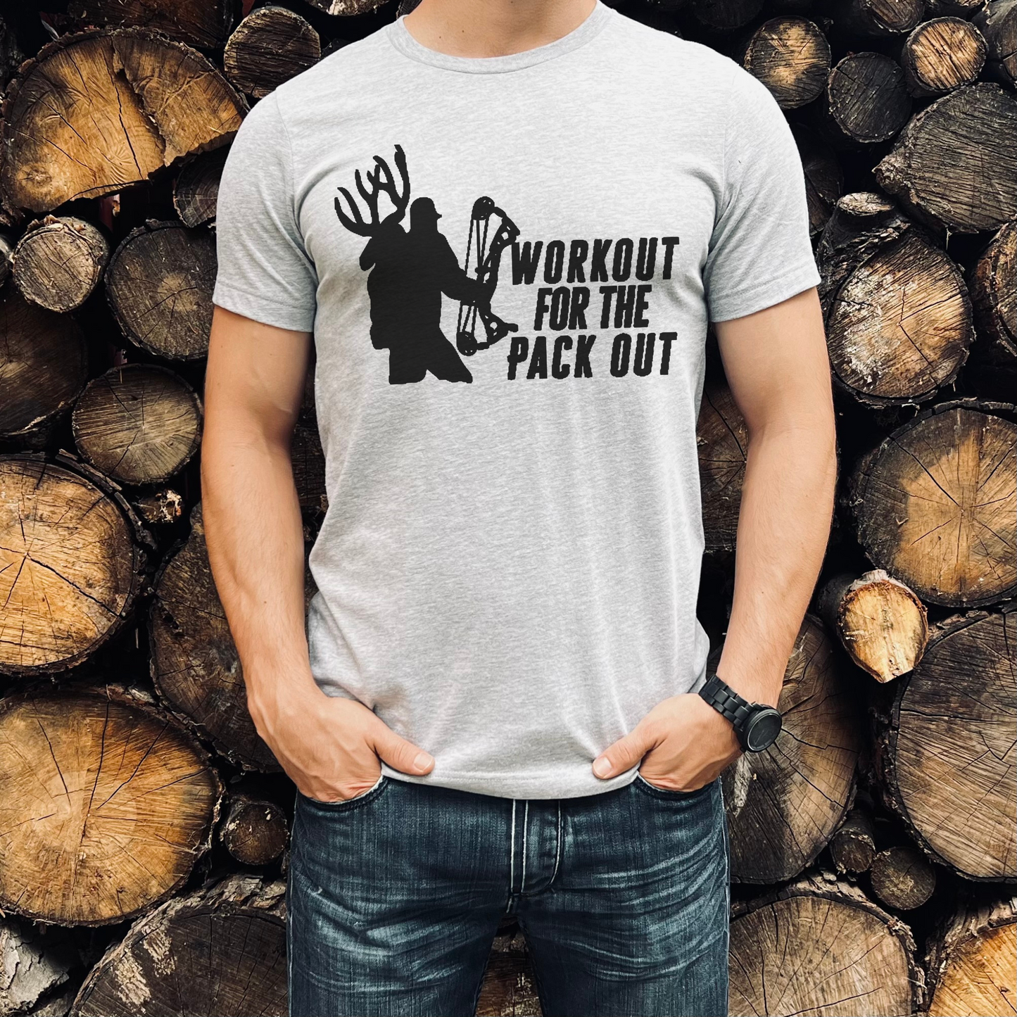 Workout for the pack out Muley T-shirt light